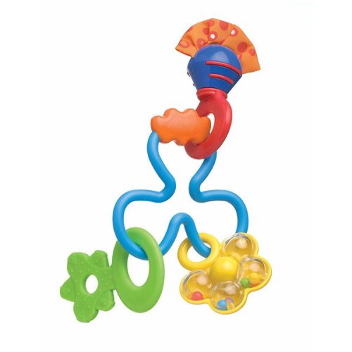 Jucarie zornaitoare Twirly Whirl Rattle, calmare dinti, Playgro