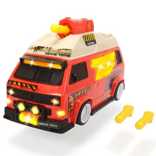 Masina Dickie Toys Action - VW T3 Camper, cu proiectile