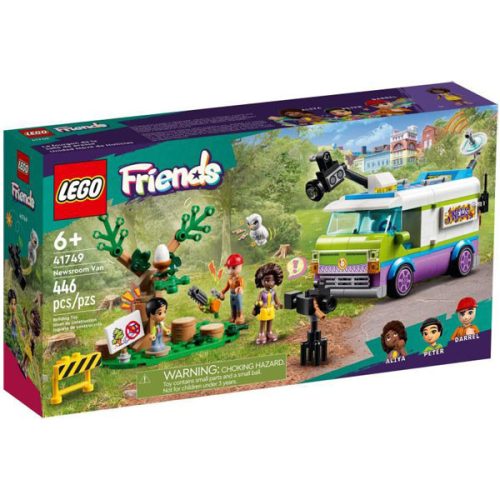 LEGO® Friends - Studioul mobil de stiri 41749, 446 piese