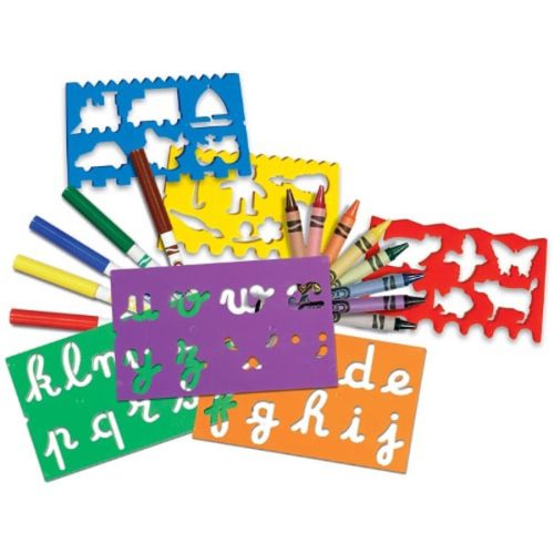 Joc creativ Crayola, Set sabloane si makere 