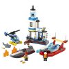 Set Constructie LEGO City, Politia si pompierii de coasta (60308), 297 piese