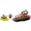 LEGO City - Barca de salvare a pompierilor 60373, 144 piese