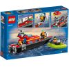 LEGO City - Barca de salvare a pompierilor 60373, 144 piese