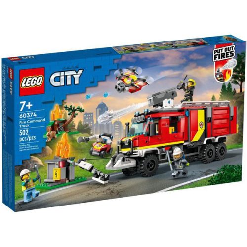 LEGO® City - Masina unitatii de pompieri 60374, 502 piese