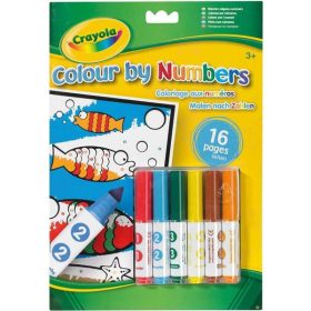Carte de colorat Crayola, Sa Coloram Dupa Numere