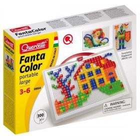 Joc creativ Quercetti - Fantacolor Portabil 300 Piese