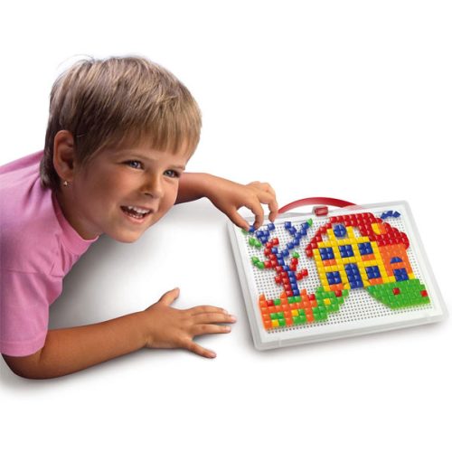 Joc creativ Quercetti - Fantacolor Portabil 300 Piese