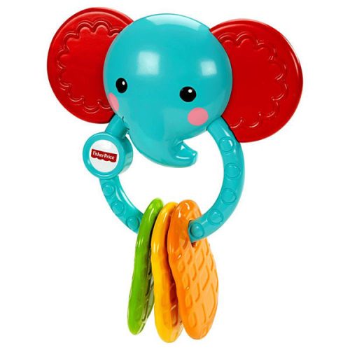 Jucarie dentitie Fisher Price, Elefant cu figurine