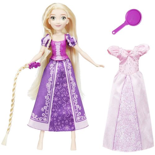 Papusa Hasbro Disney Princess Rapunzel  cu Par Lung si Tigaie, E2068