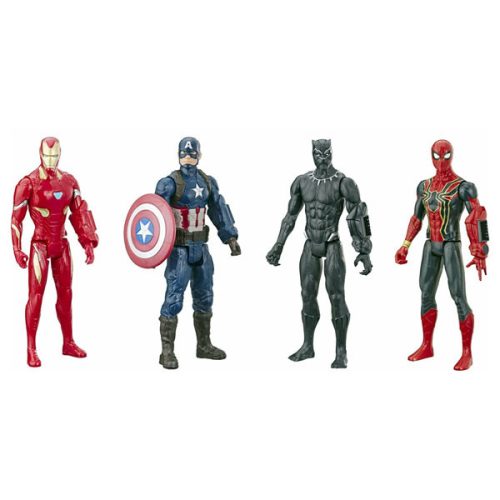 Set 4 figurine supereroi Marvel Avengers Endgame Titan Heroes