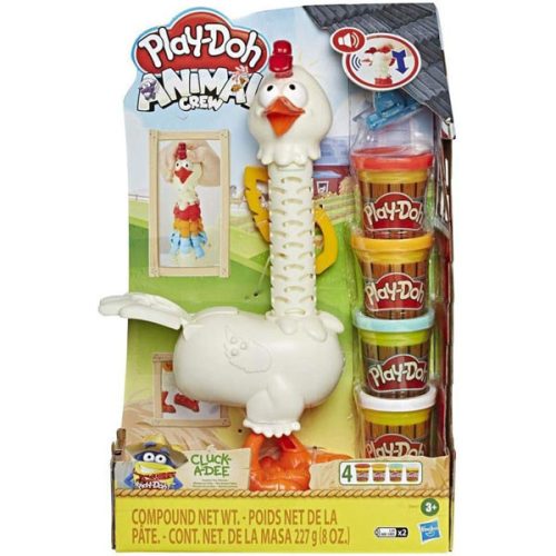 Set Play-Doh - Animal Crew: Puiul cu pene colorate, E6647