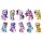 Set 10 mini figurine My Little Pony Unicorn Party Celebration Collection Pack, E9709