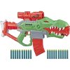 Blaster NERF DinoSquad Rex-Rampage cu 20 proiectile