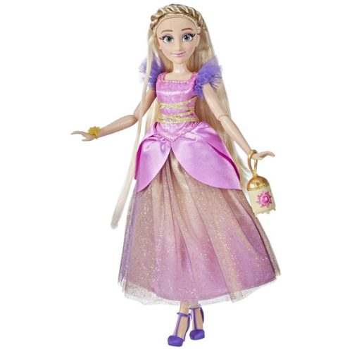 Papusa Disney Princess, Style Series, Rapunzel cu  geanta, 28 cm, F1247
