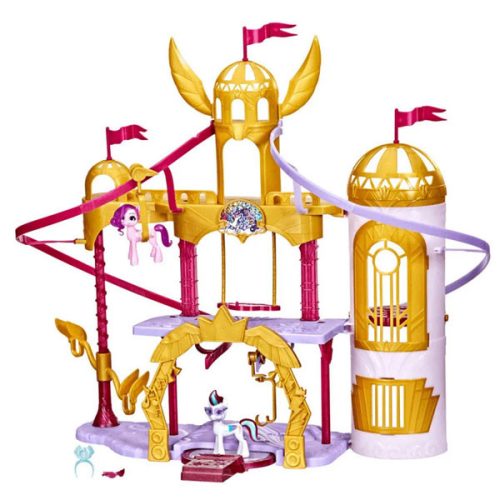 Set de joaca My Little Pony, Castel Lights Shimmer Action cu 2 figurine