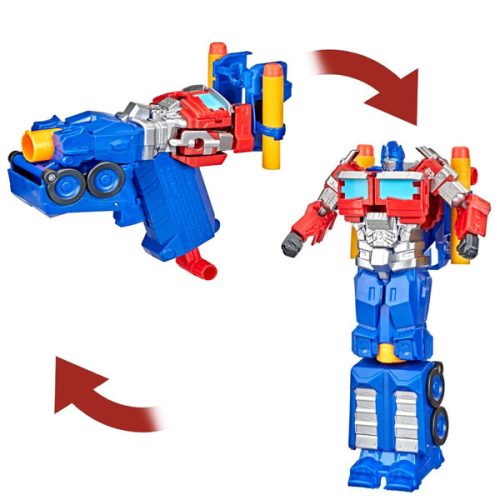 Figurina Transformers Rise of the Beasts, 2-in-1 Optimus Prime Blaster