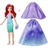 Papusa de moda Disney Princesses Life, Ariel, 10 combinații de ținute