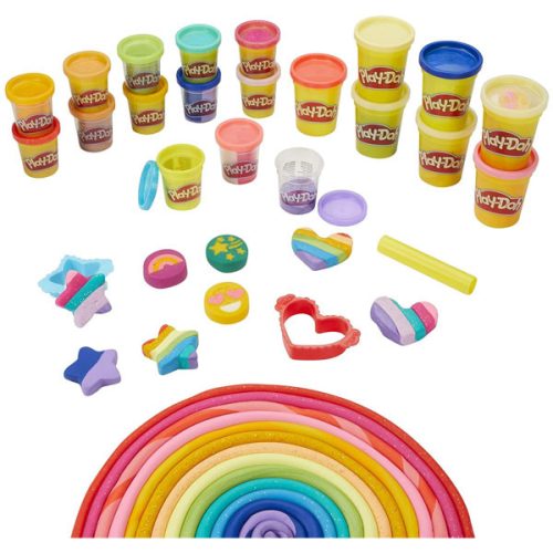 Set 21 de cutii plasilina Play-Doh cu 3 accesorii, 1.58kg