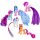 Set 5 figurine My Little Pony cu cozi extra lungi