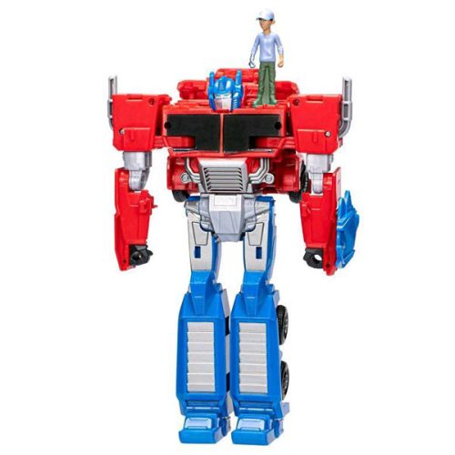 Figurina Transformers Earthspark, Optimus Prime si Robby Malto