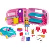 Set de joaca Barbie Family & Friends,  Rulota cu accesorii si papusa Chelsea