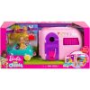Set de joaca Barbie Family & Friends,  Rulota cu accesorii si papusa Chelsea