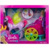Set de Joaca Barbie Dreamtopia, papusa cu caleasca, GJK53