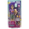 Papusa Barbie Skipper Babysitter  INC- Skipper bruneta, cu bebelus