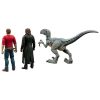 Set 3 figurine Jurassic World, Dominion Extreme Damage Owen si Velociraptor Blue, GWN25