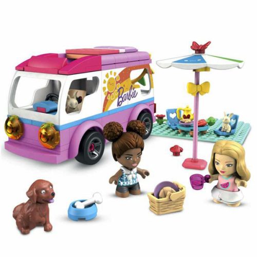 Set de constructie Mega Constux Barbie, Aventurilor Cariere, 123 piese, GWR35