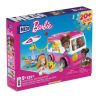 Set de constructie Mega Constux Barbie, Aventuri cu autorulota, 123 piese si 20 de accesorii