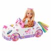 Set de joaca Barbie - Papusa Chelsea si masinuta unicorn