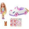 Set de joaca Barbie - Papusa Chelsea si masinuta unicorn