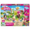 Set de constructie Mega Construx Barbie, Îngrijirea animalelor 97 piese si 15 accesorii