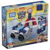 Set de constructie Mega Bloks - Paw Patrol, Chase cu masina de politie