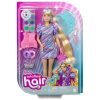 Papusa Barbie Totally Hair, blonda, 15 accesorii, HCM88