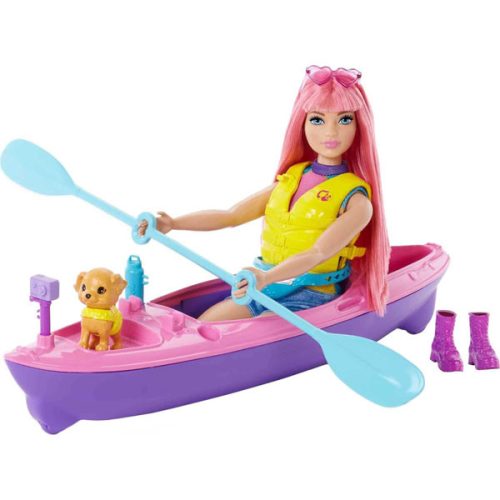 Set de joaca Barbie Camping - Daisy, cu accesorii, HDF75