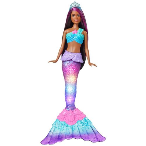 Papusa Barbie Dreamtopia Twinkle Lights Mermaid, satena, HDJ37, 29cm