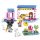 Set constructie Mega Construx Barbie Farmers Market, 90 piese si 15 accesorii, HDJ85