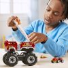 Set constructie Mega Hot Wheels HW 5-Alarm Monster Truck, 284 piese