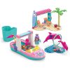 Set de constructie, Mega, Barbie Color Reveal, Aventura cu delfini, 121 piese