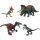 Set 4 figurine dinozaur Jurassic World Dominion Starter Set