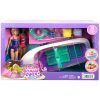 Set de joaca Barbie Mermaid Power, Barca cu 2 papusi