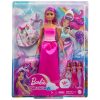 Papusa Barbie Dreamtopia, Dress Up 3 in 1 , HLC28