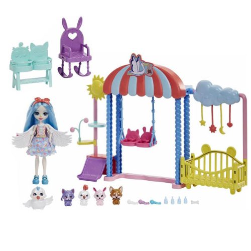 Set de joaca Enchantimals - Baby Best Friends, Cresa