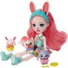 Set de joaca Enchantimals Baby Best Friends - Bree Bunny si Twist