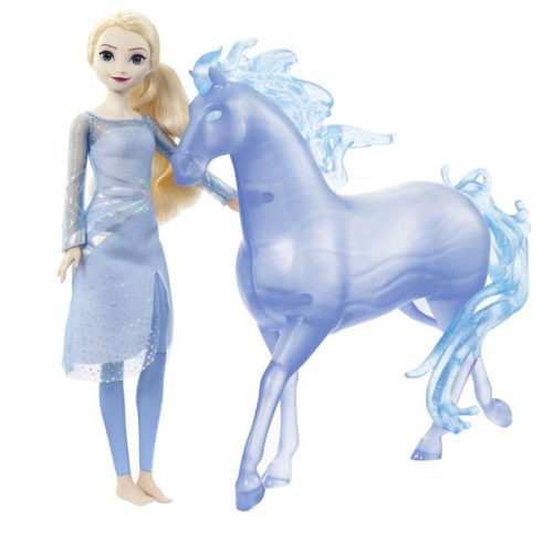 Set de joaca Disney Frozen papusa Elsa & calul Nokk