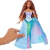 Papusa de moda Disney, Mica Sirena Ariel 2 in 1 care transforma