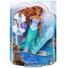 Papusa de moda Disney, Mica Sirena Ariel 2 in 1 care transforma