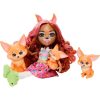 Set de joaca Enchantimals, Filigree Fox si familia de vulpii